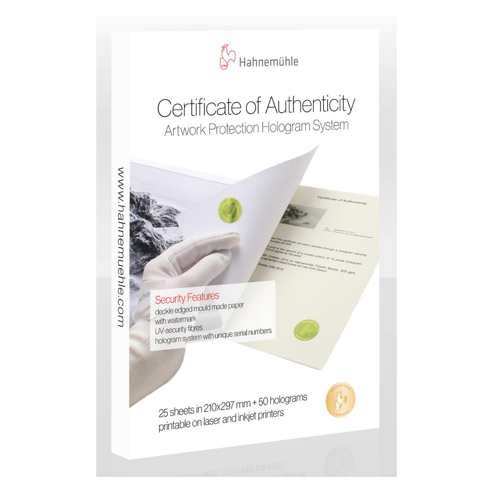 Hahnemühle Echtheitszertifikat (150 g/m², A4) (10640397)
