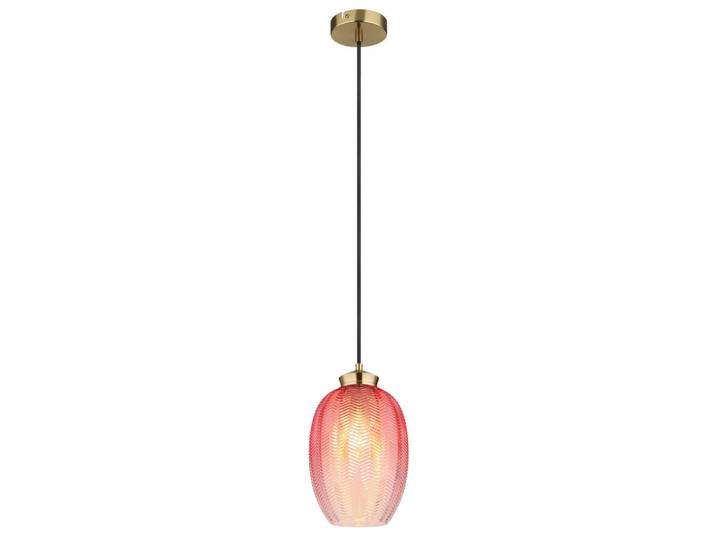 Globo Hängeleuchte Jessica, Schwarz, Goldfarben, Brombeere, Metall, Glas, 120 cm, CE, Lampen & Leuchten, Innenbeleuchtung, Hängeleuchten, Pendelleuchten