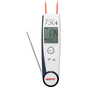 ebro Einstichthermometer 1340-5736, TLC 750i, digital, -50 bis 250°C, Infrarot-Thermometer, Sonde 10,2 cm