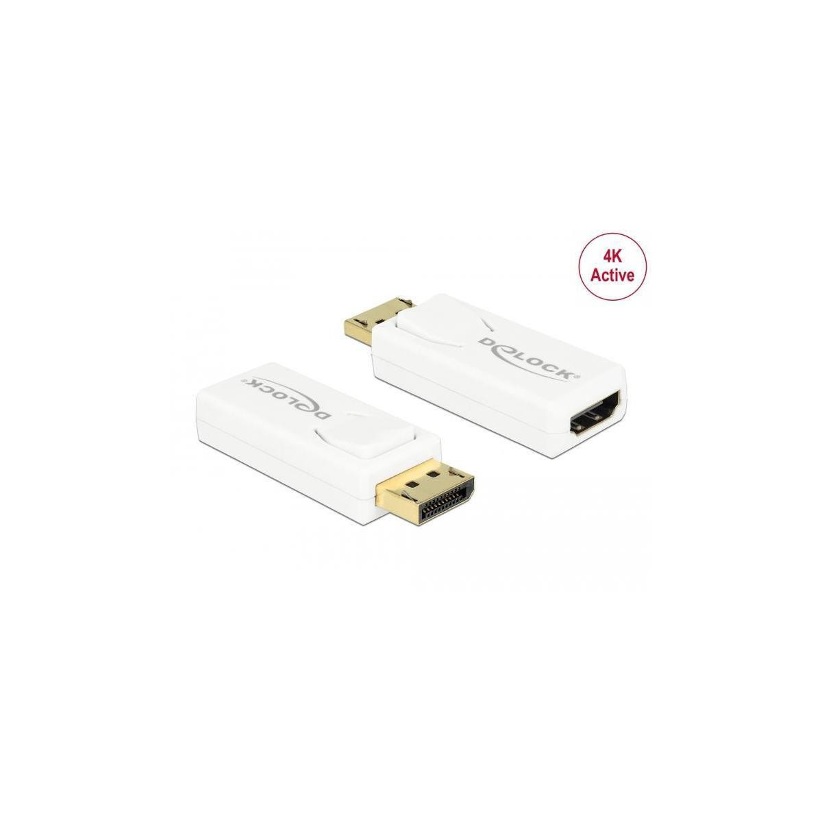 Delock Video- en audio-adapter DisplayPort mannelijk