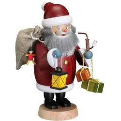 Seiffener Volkskunst Räucherfigur Weihnachtsmann Größe 19 cm