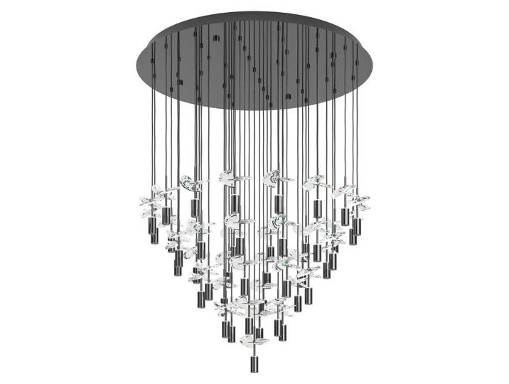 Suspension unique Comareira\, gris\, avec variation de température de couleur (CCT) en 3 étapes