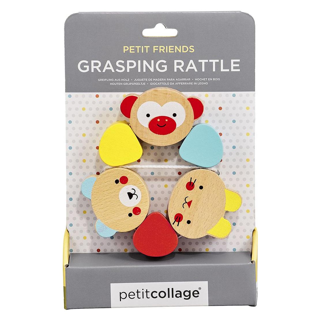 Petitcollage Holz-Greifling Tiere (PTC321)