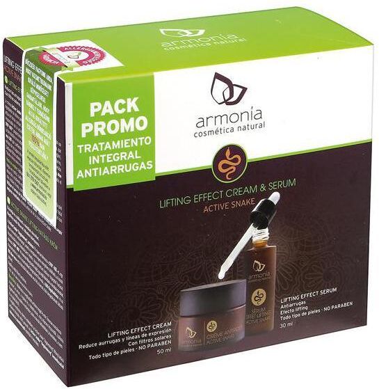 Armonía Cosmética Natural Pack Active Snake Cream Snake + Serum Snake
