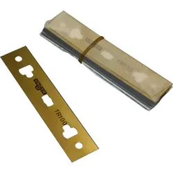 Unger KL100 Trim 10 cm Klingen für Glasschaber, Ersatzklingen aus extra scharf geschliffenem Kohlenstoff-Stahl