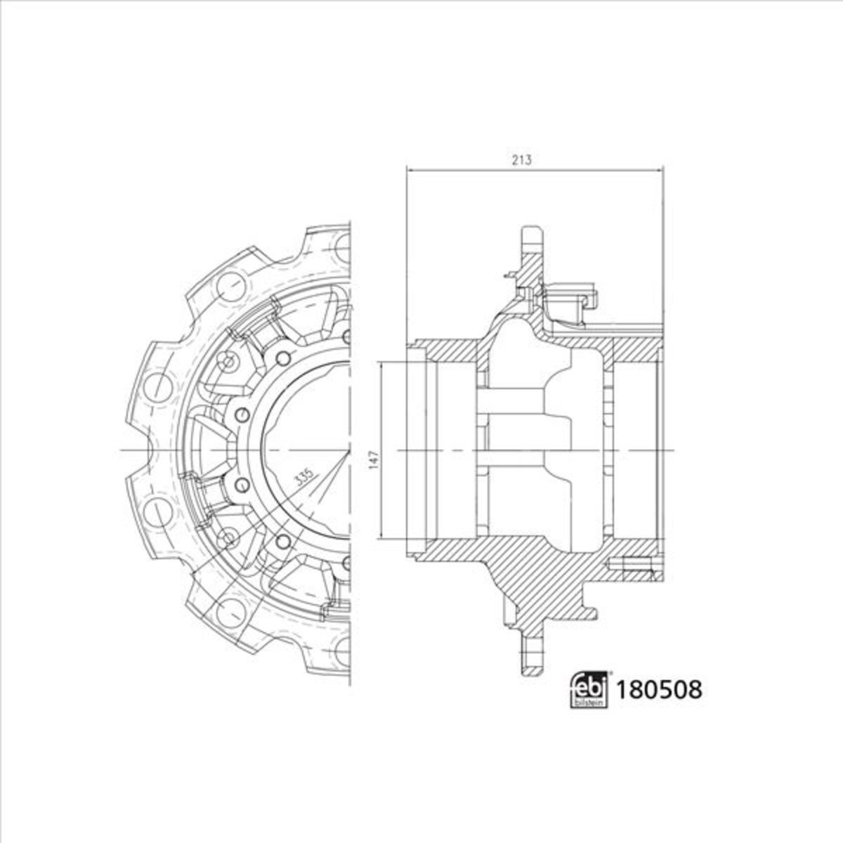 Radnabe FEBI BILSTEIN 180508