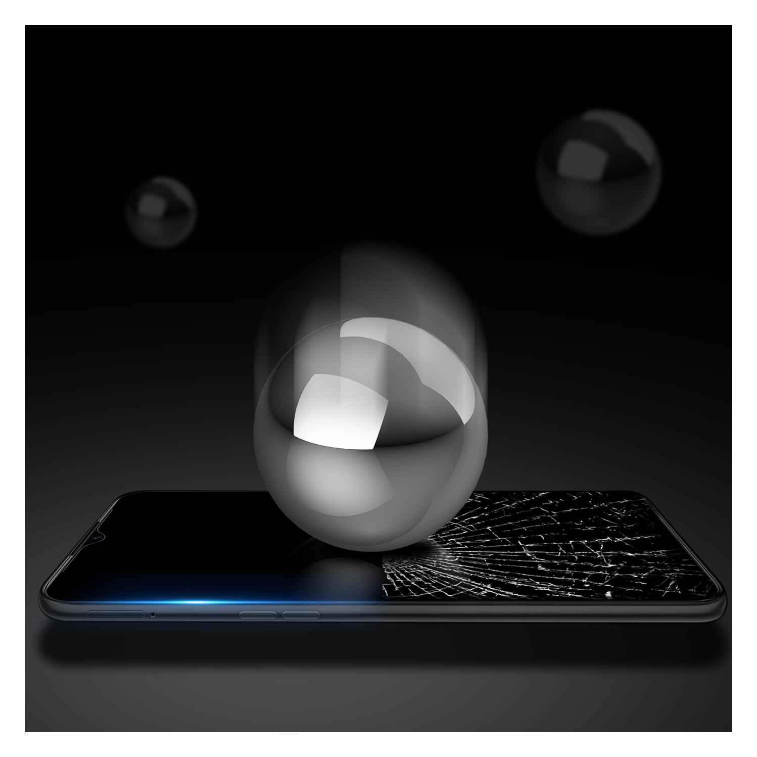 Dux Ducis 9D Tempered Glass full screen 9H tempered glass with frame Realme C35 black (case friendly (1 Stk., Realme C35) (Dux Ducis Tempered Glass-9D OPPO Realme C35 Black)