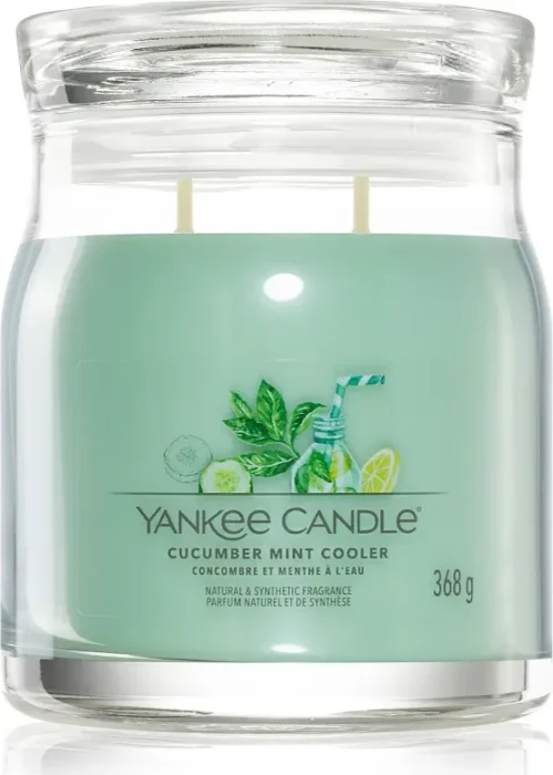 YANKEE CANDLE Signature 2 Dochte Cucumber Mint Cooler 368 g