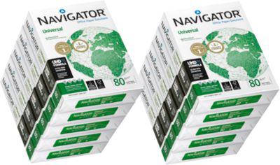 Kopierpapier Navigator Universal, DIN A4, 80 g/m², hochweiß, 5000 Blatt