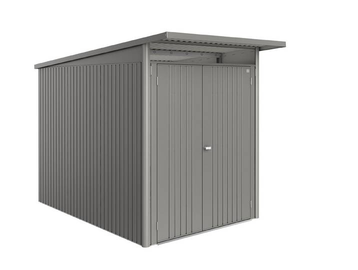 Biohort Gartenhaus AvantGarde ECO A3 Doppeltüre Quarzgrau
