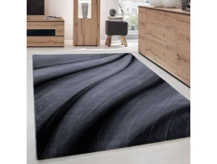 Tapis - Miami - 6630 - Moderne - Noir-Gris - 160x230 cm