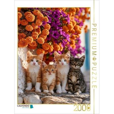 CALVENDO Puzzle Freundschaft hat vier Pfoten | 2000 Teile Lege-Größe 90x67cm Foto-Puzzle für glückliche Stunden, von , Calvendo Puzzle