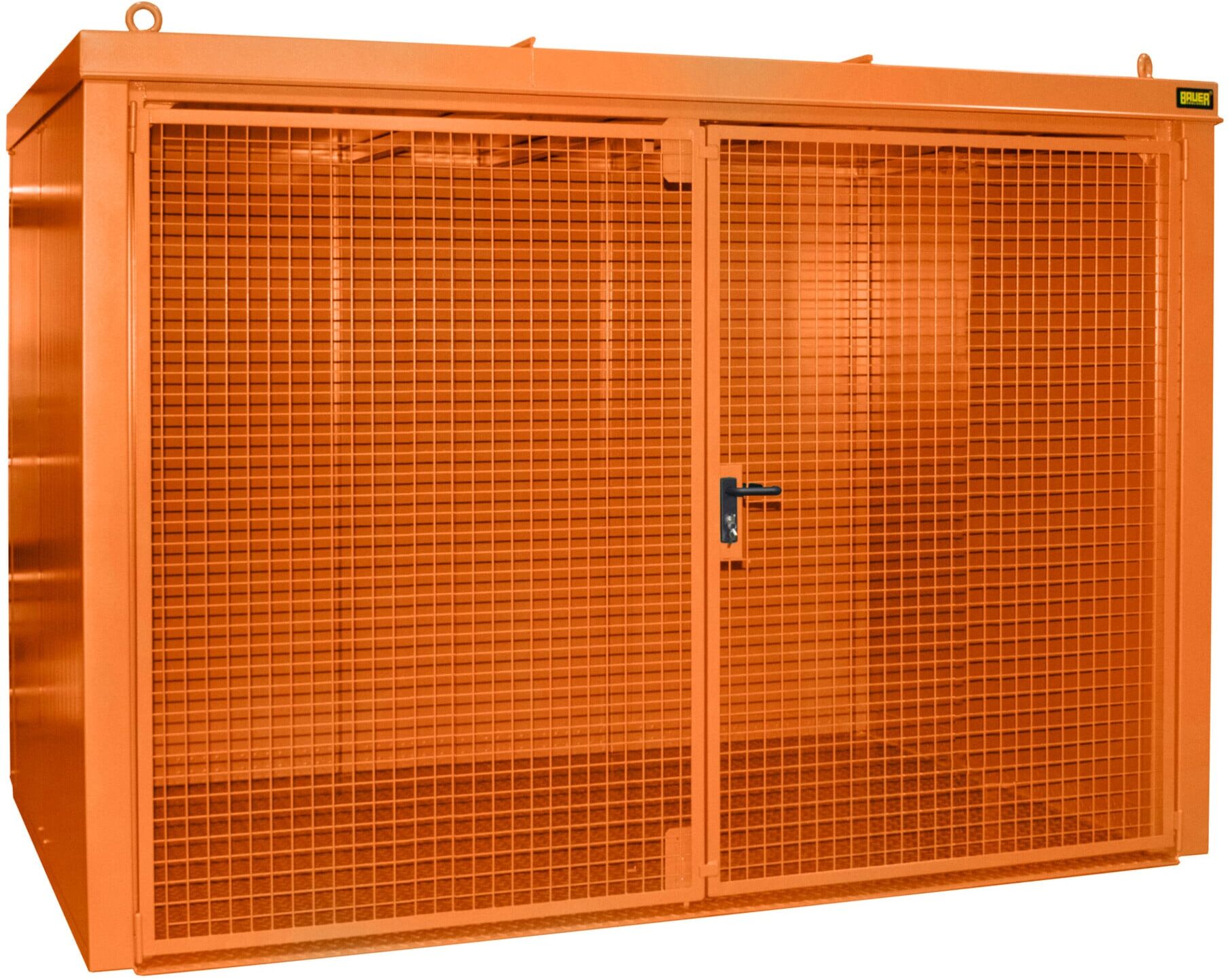Bauer Südlohn Gasflaschen-Container GFC-B M4, lackiert, Gelborange (4477-34-0000-2000)