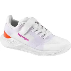 KEMPA Hallen-Sport-Schuhe Kourtfly Kids, Größe 29 in Weiß Weiß