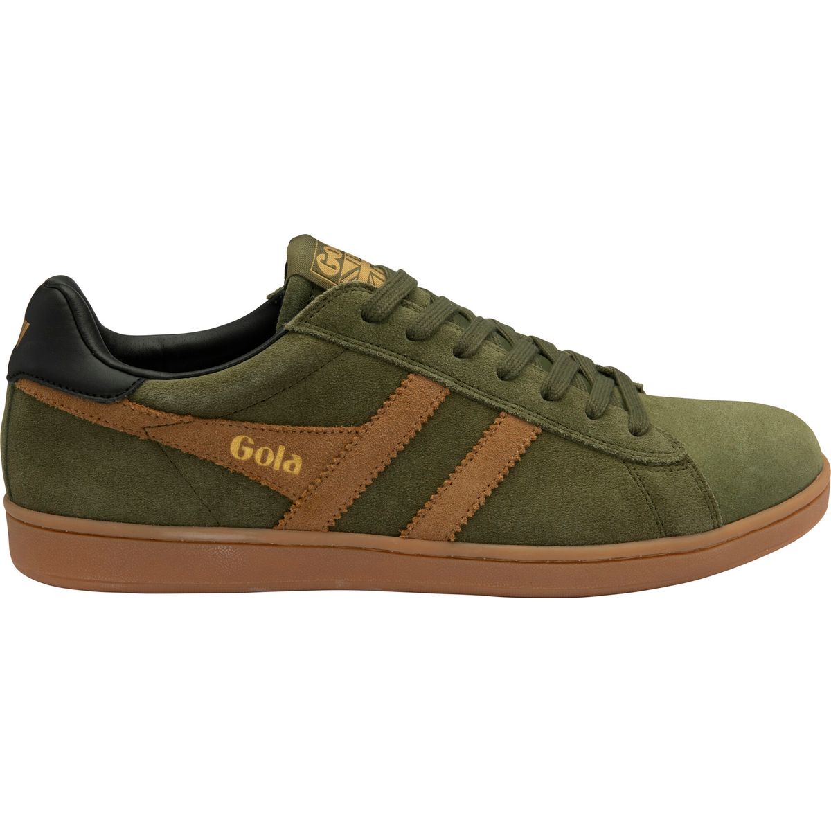 Gola Equipe II Suede Sneaker Men khaki/tobacco/black (NF) 42 CMB387-NF-42-khakitobaccoblack