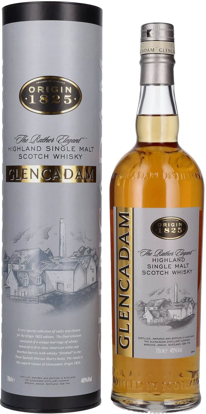 Glencadam Origin 1825 The Rather Elegant 40% Vol. 0,7l in Geschenkbox