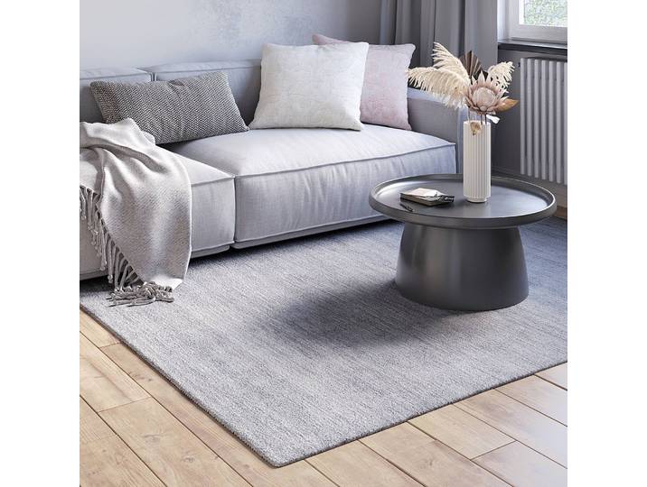 Wollteppich Rana Grau/Grau 230 x 160cm Wolle