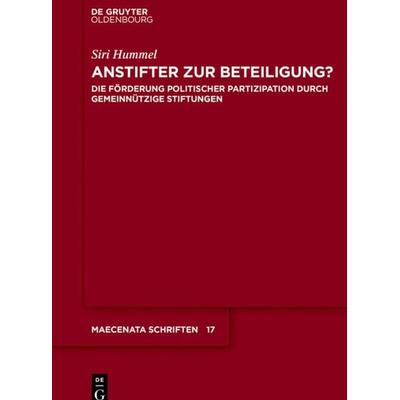 Anstifter zur Beteiligung?, Taschenbuch von Siri Hummel, De Gruyter Mouton, 978-3-11-065238-3