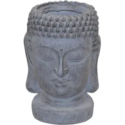 Möbel Direkt Online, Blumentopf, Buddha-Kopf I (24 x 23 x 34 cm)