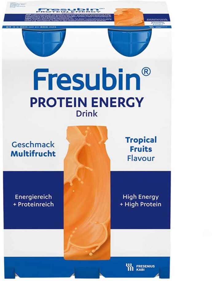 Fresubin Protein Energy Trinknahrung Multifrucht mit Eiweiß 4X200ml