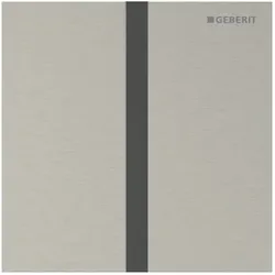 Geberit Typ 40 Abdeckplatte 246121ID1 für Urinal-Steuerung. IR, eckig, nickel gebürstet