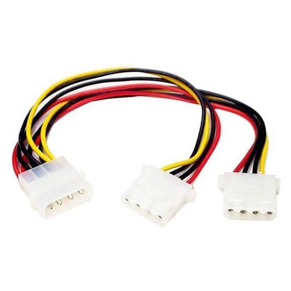 StarTech com LP4 to 2x LP4 Power Y Splitter Cable M/F (PYO2L)