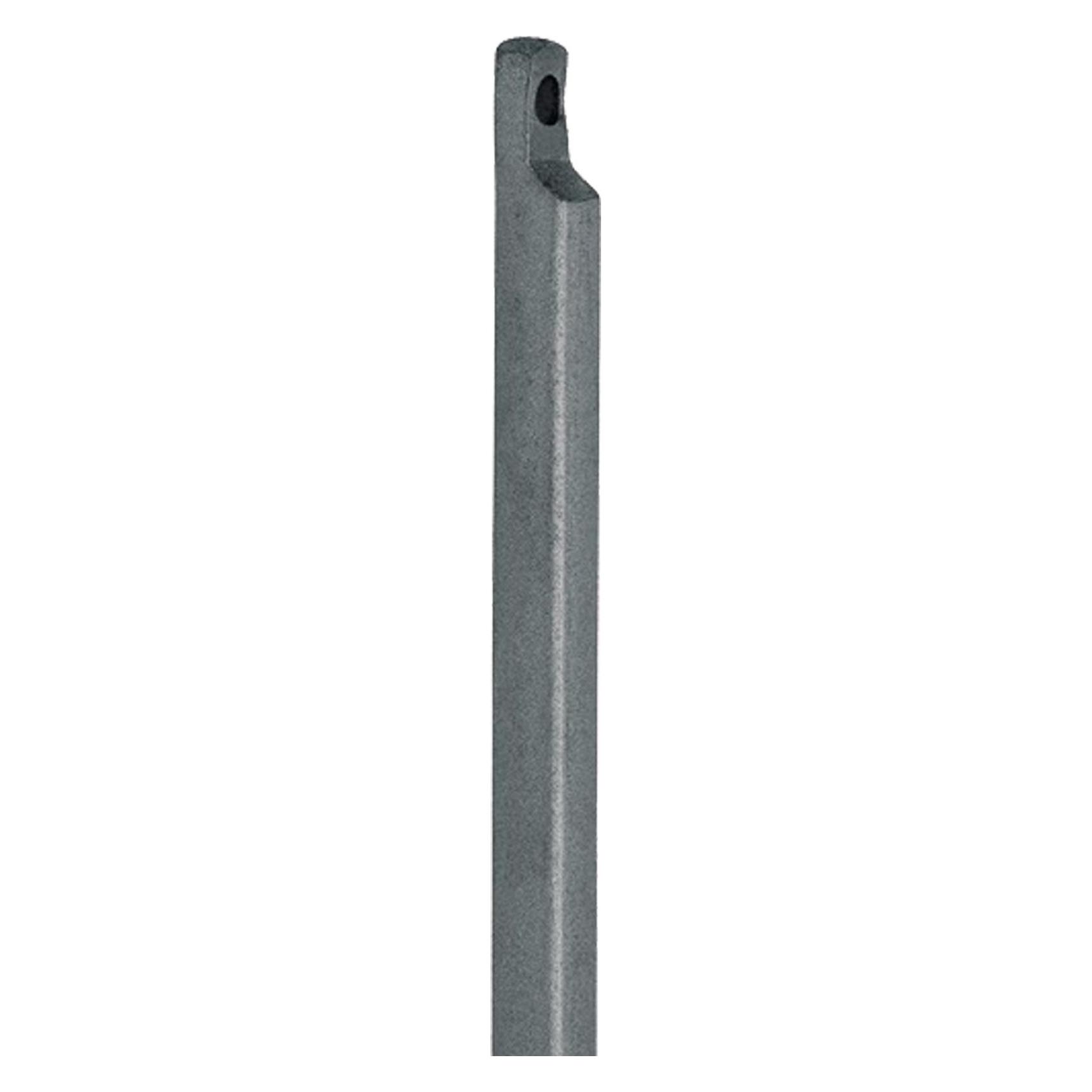 Deni Treibriegelstange mit Aussparung einseitig 1000 mm Ø 16 mm Stahl hell verzinkt (4116 1001 33)