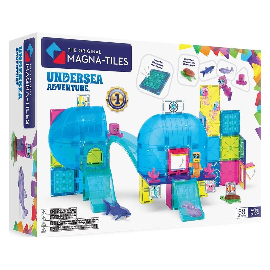 Magna-Tiles Undersea Adventure 58-teilig: Magnetischer Bauspass (262058UA)