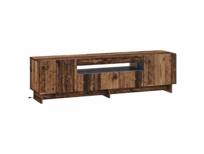 Marron Meuble TV LED Bois ancien Bois d'ingénierie(VIDAXL)_36861