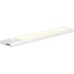 Nedis, LED Streifen, 2er-Set Akku LED-Lichtleiste mit Bewegungssensor (Warmweiss, 20.50 cm, Indoor)