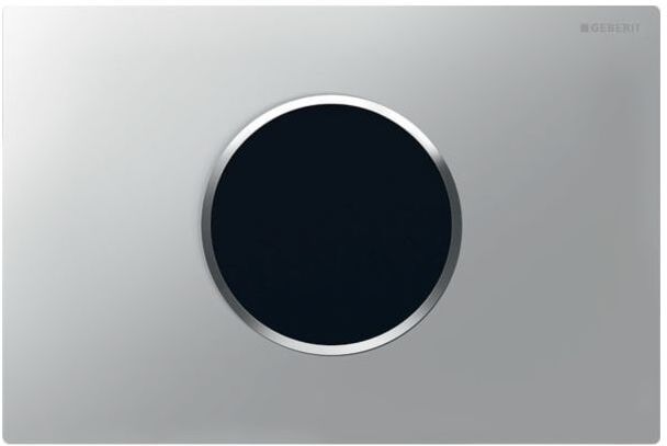 Geberit WC-Steuerung 115907KN6 Netzbetrieb, 2-Mengen-Spülung, mattverchromt