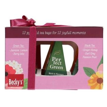 Tector Joyfull pyramid tea box, 4 flavors, 12 bags (52977109)