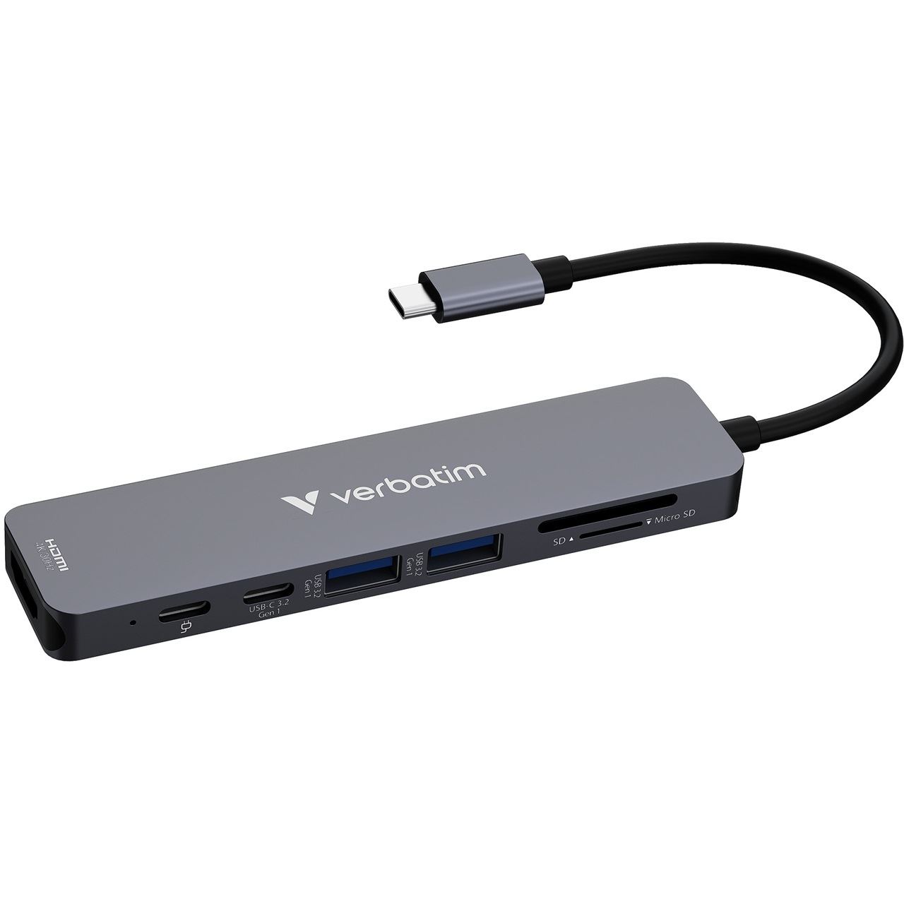 Verbatim USB-C Essentials Multi- Port Hub 7 Port 32158