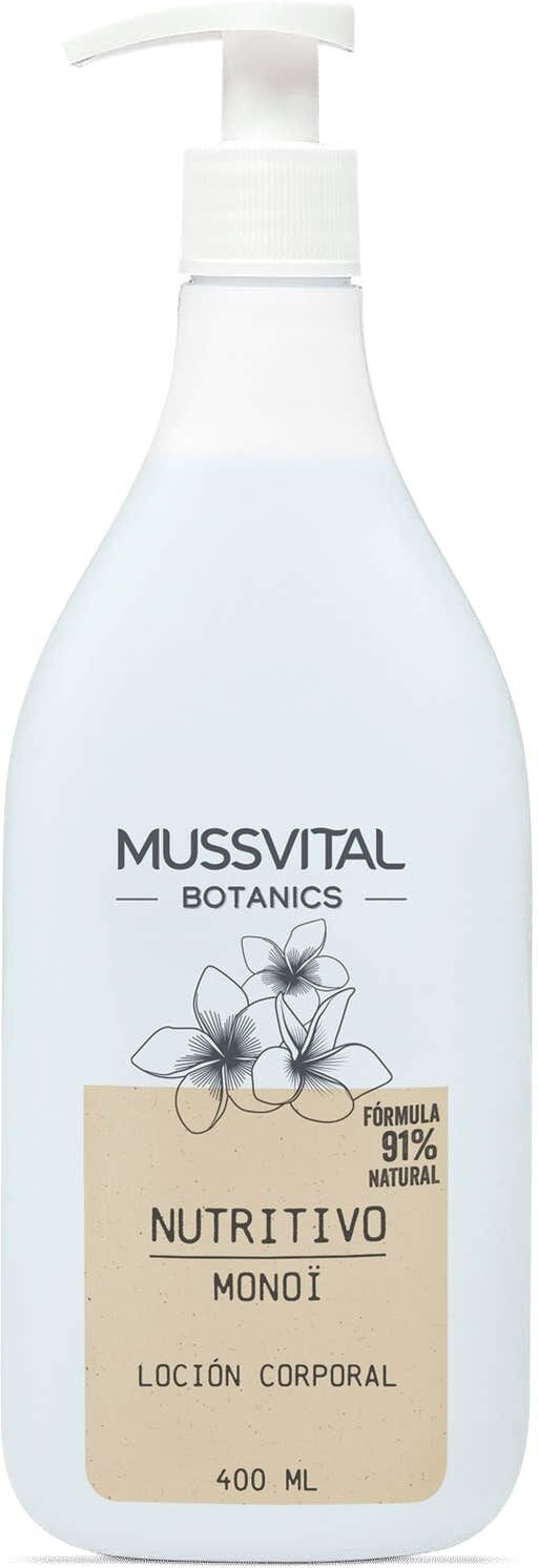 MUSSVITAL Botanics Loción Corporal Monoï 400 ml