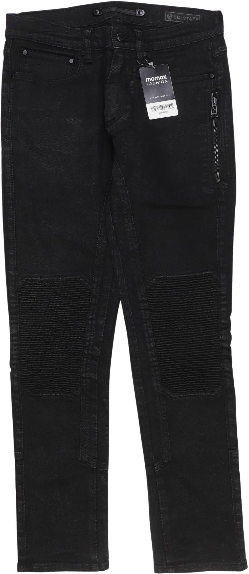 Belstaff Herren Jeans, Schwarz, Gr. W28, Baumwolle / Elasthan - Second Hand