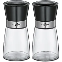 Gewürzmühlen-Set KÜCHENPROFI CHICAGO (DH 6,70x13,50 cm) - silber - DH 6,70x13,50 cm
