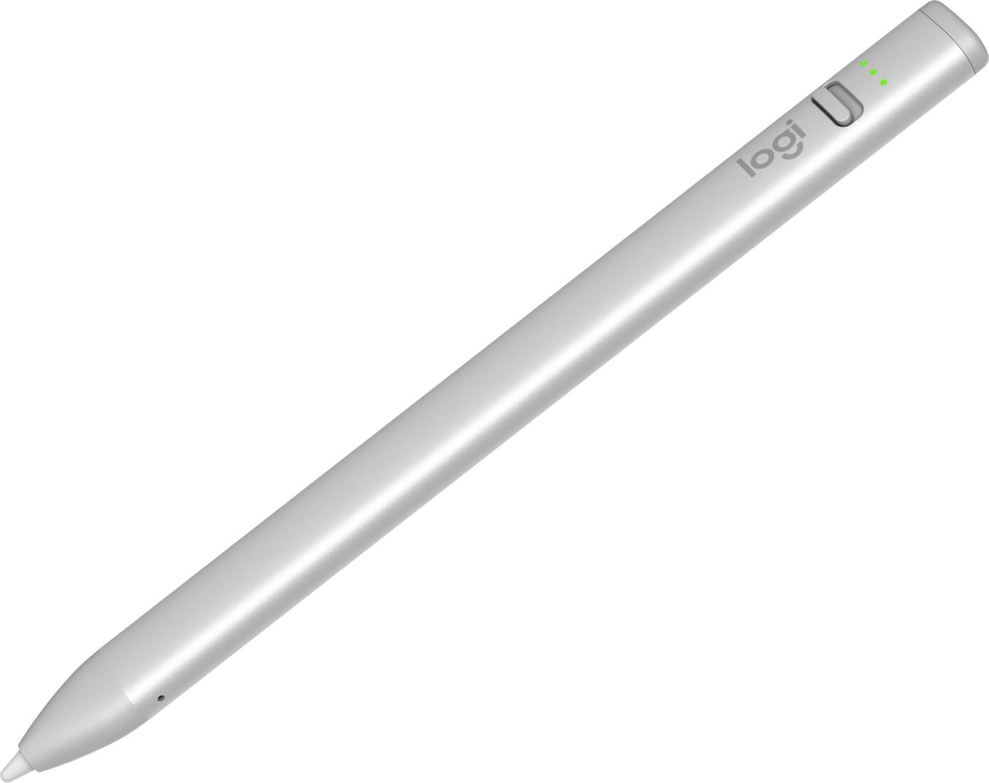 Logitech Crayon USB-C - Digitaler Zeichenstift kabellos Silber für iPad 914-000074