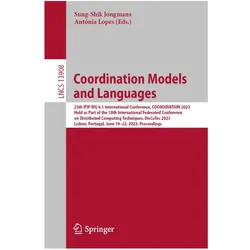 Coordination Models and Languages, Fachbücher von Antónia Lopes, Sung-Shik Jongmans