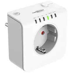 Ansmann 1-fach 1-fach Timer-Steckdose »AES 1.5« weiß weiß