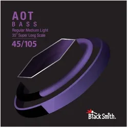 No Name BlackSmith ANW-45105-4-35 - struny do gitary basowej 45-105 4-strunowej 35” (4x, E-Gitarre), Saiten