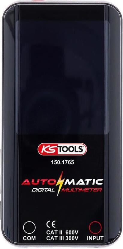 KS Tools 150.1765 Automatische digitale multimeter inclusief rood en zwart meetpunten