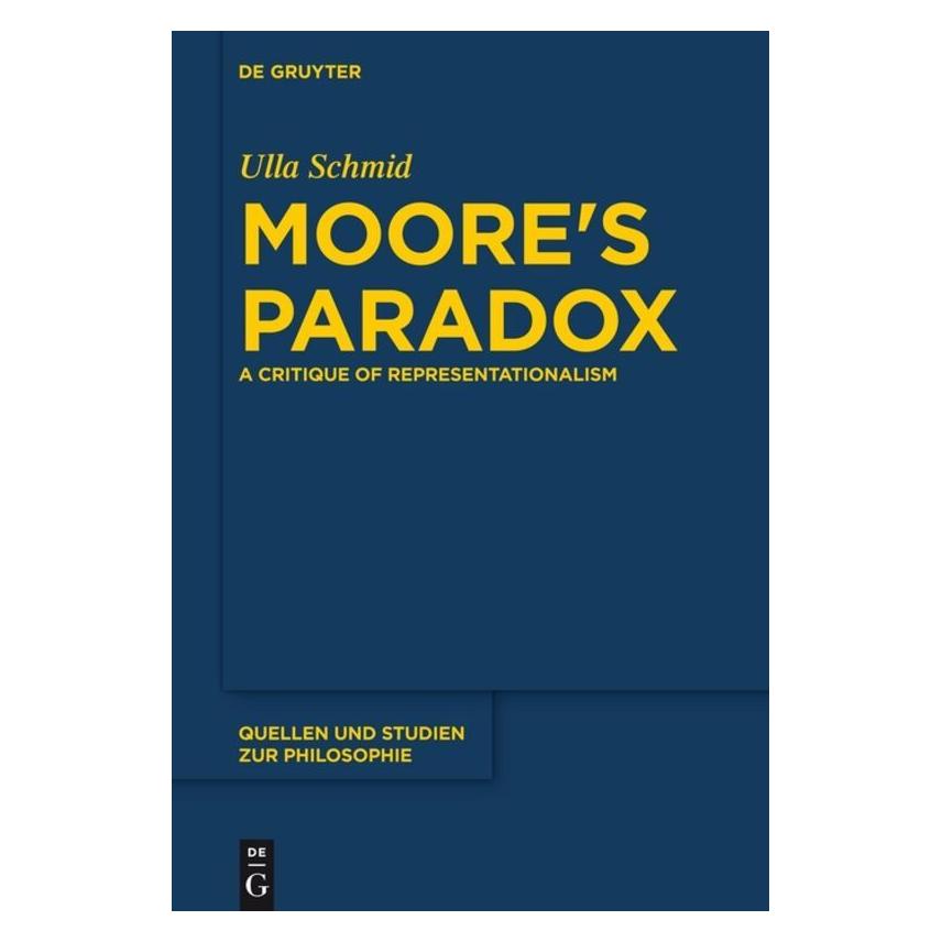 De Gruyter Moore's Paradox (Englisch, Softcover, Ulla Schmid) (55892979)