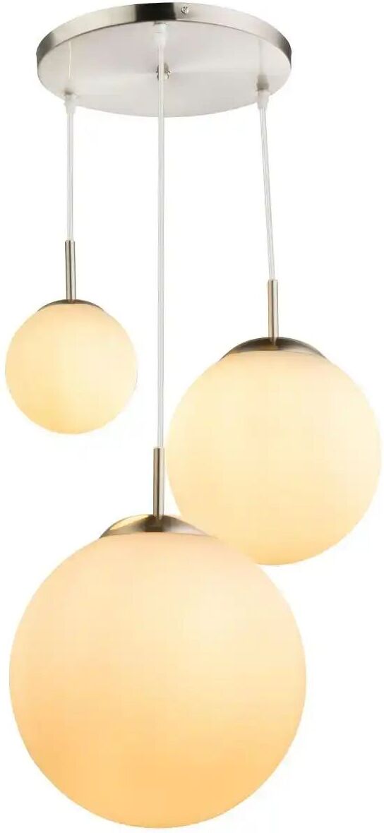 Globo Lighting Hängeleuchte   ¦ silber ¦ Maße (cm): H: 80  Ø: 51.5