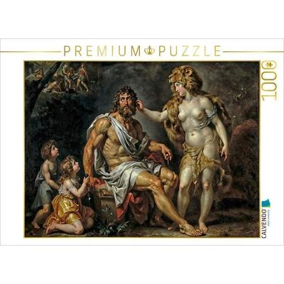 CALVENDO Puzzle Herkules und Omphale | 1000 Teile Lege-Größe 64x48cm Foto-Puzzle für glückliche Stunden