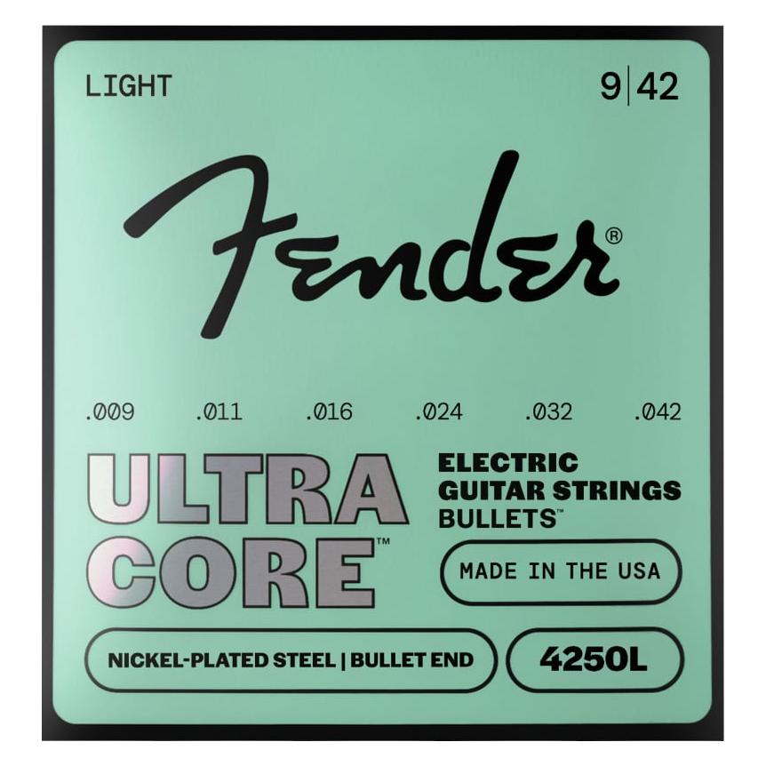 Fender UltraCore 4250L E-Gitarren-Saiten - vernickelter Stahl - Stärke 9 bis 42 (E-Gitarre, 0.04") (073-3250-503)