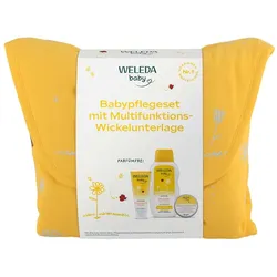Geschenkset - Babypflege mit Wickelunterlage