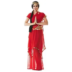 buttinette Bollywood-Rock "India", rot