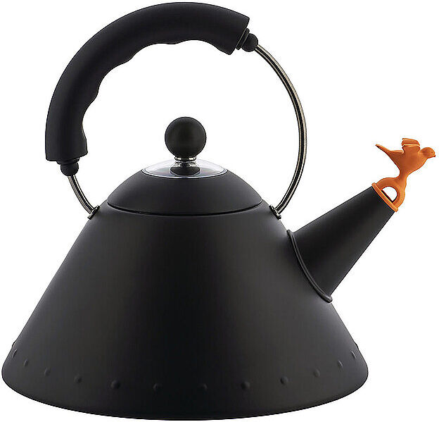 Alessi Wasserkessel 2l Michael Graves Schwarz schwarz EG