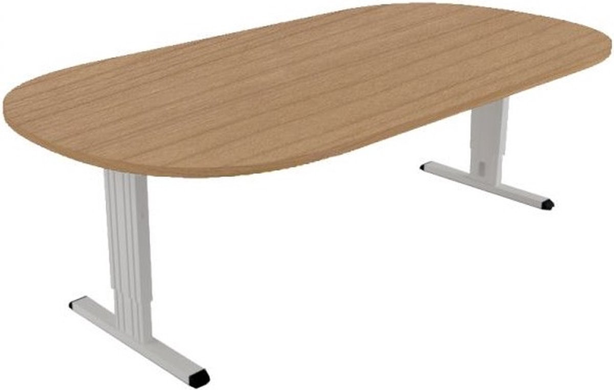 Offeco Bureau Bolton Verstelbaar Gaming Bureau Wit B: 240 cm, D: 120 cm