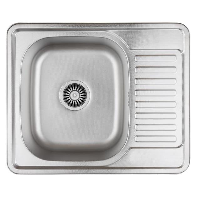 Steiner KEVIN 116 SteelQ 1 bowl satin sink with siphon without (58 cm, 48 cm) (73241000)
